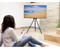 Hama Stojak do TV typu sztaluga VESA 600x400 75" MAX 40 KG czarny - 1516984 - zdjęcie 5